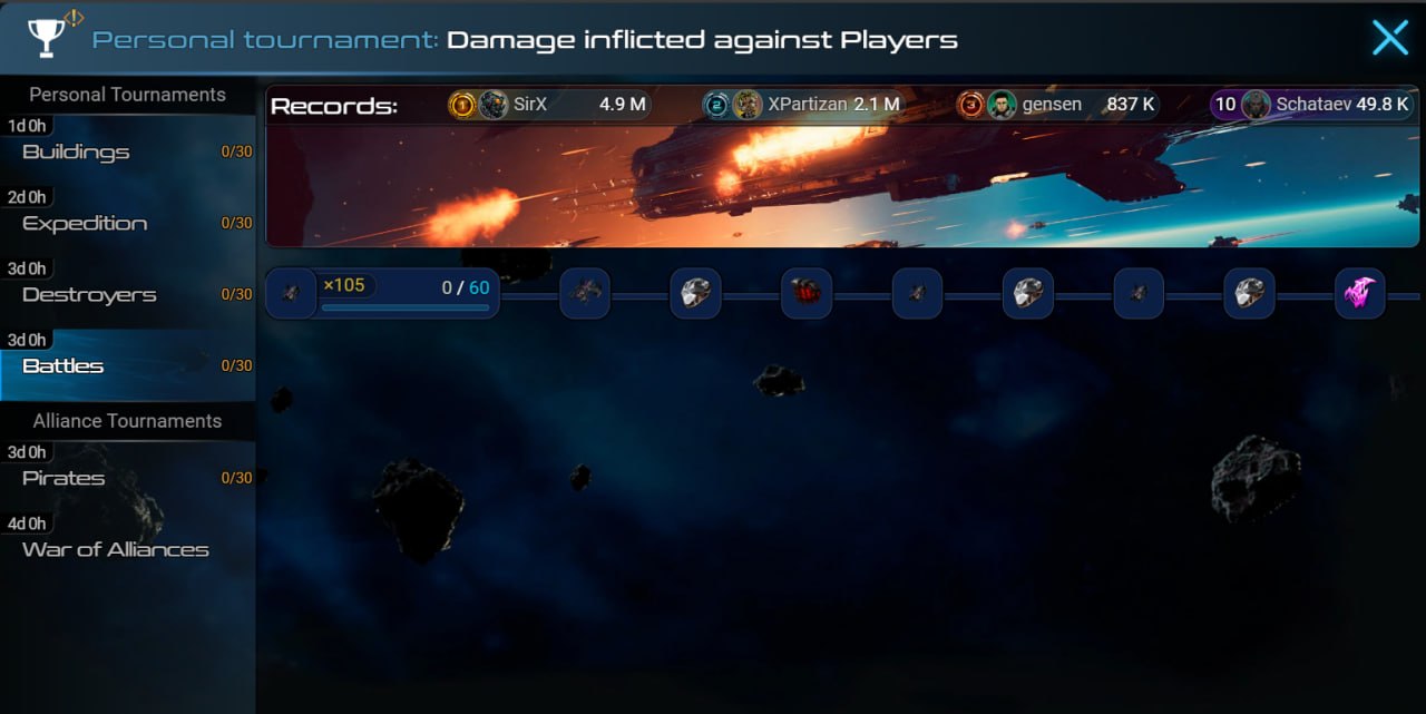 Tournaments: rankings and rewards